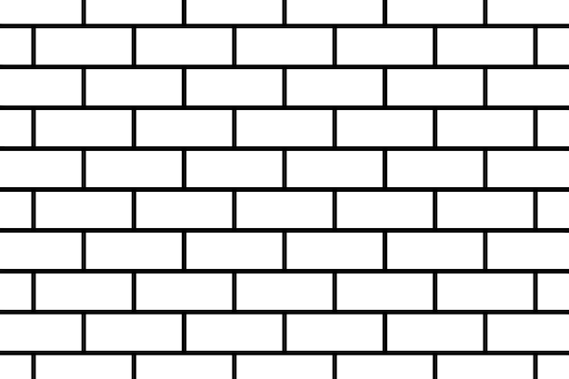 Free Vector brick wall doodle style