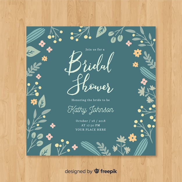 Bridal shower invitation