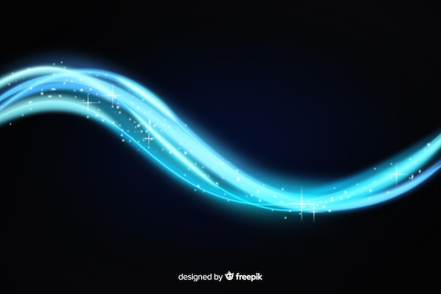 Free Vector bright light wave effect