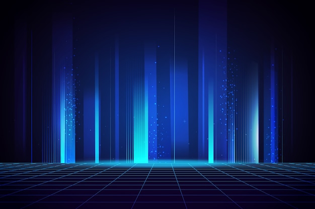 Free vector bright technology background