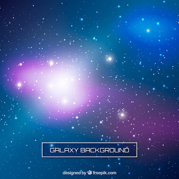 Free Vector bright universe background