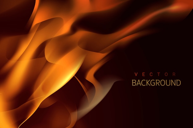 Free Vector burning flame background