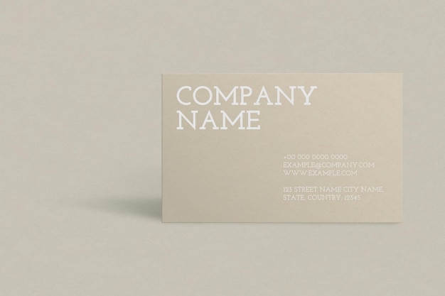 Free Vector business card design in gold tone