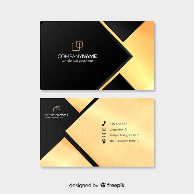 Business card template