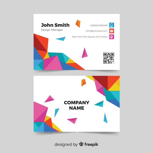 Business card template