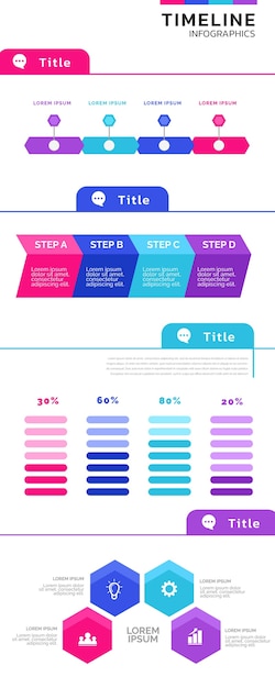 Business infographic collection