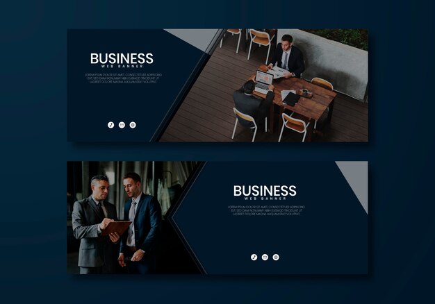 Business web page template