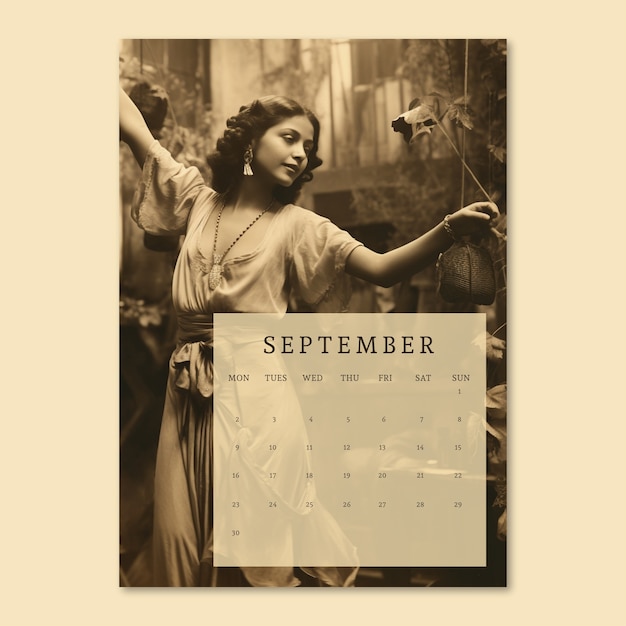 Calendar design template