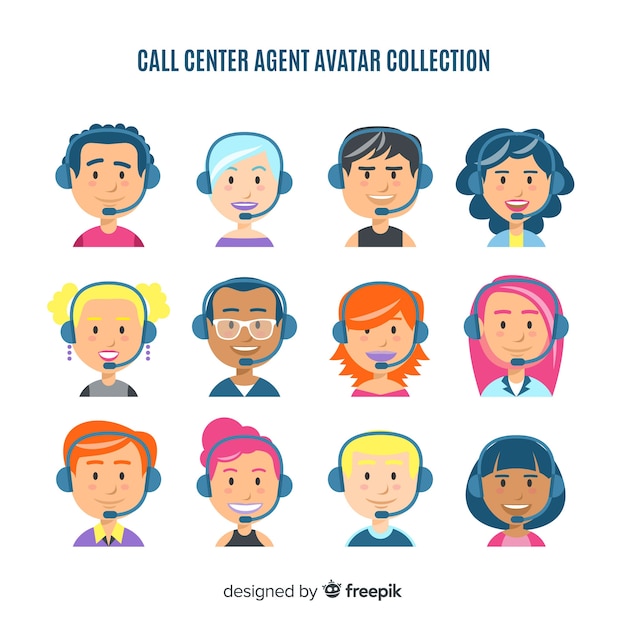 Call center avatar pack