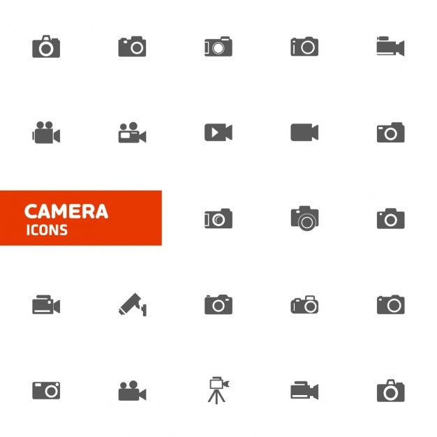 Free Vector camera icon collection