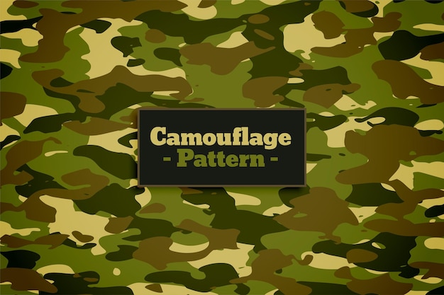 Free Vector camouflage pattern texture in green shades background