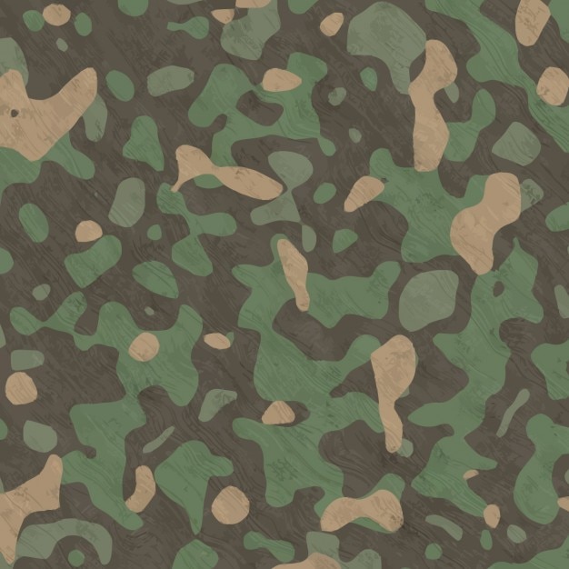 Free Vector camouflage watercolor hand painted background