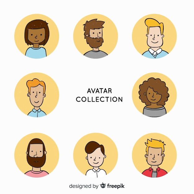 Cartoon avatar collection