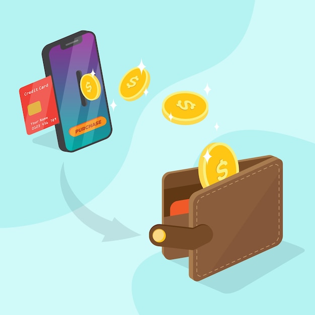 Free Vector cashback concept style