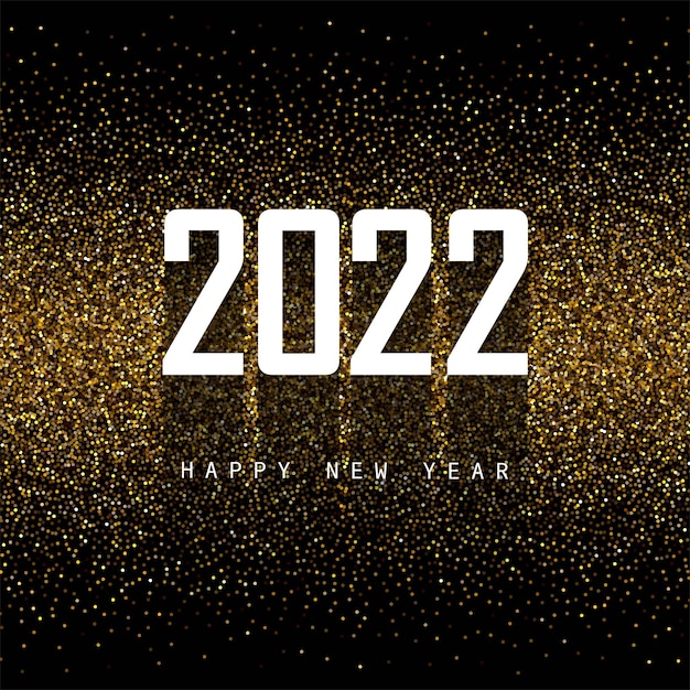 Celebration 2022 new year holiday on glitters background