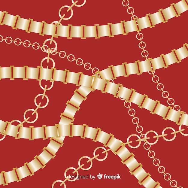 Free Vector chains background