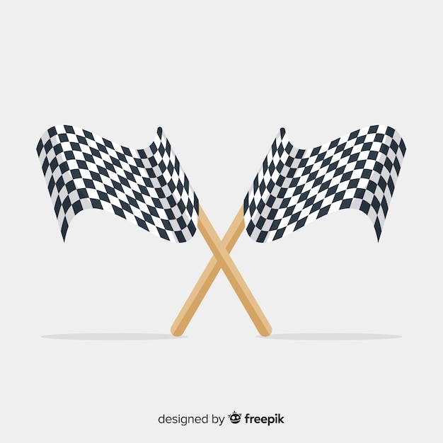 Free vector checkered flag background