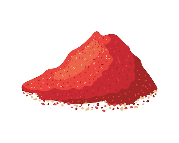 Free Vector chili pepper powder