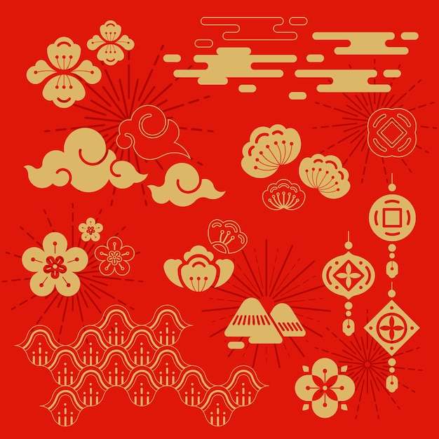 Free Vector chinese new year illustration