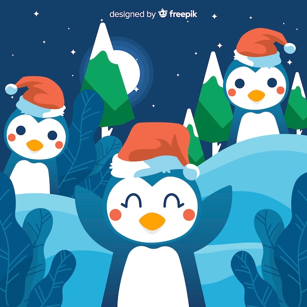 Free Vector christmas animals