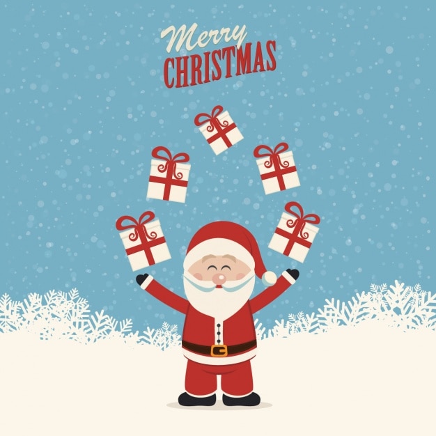Free vector christmas background design