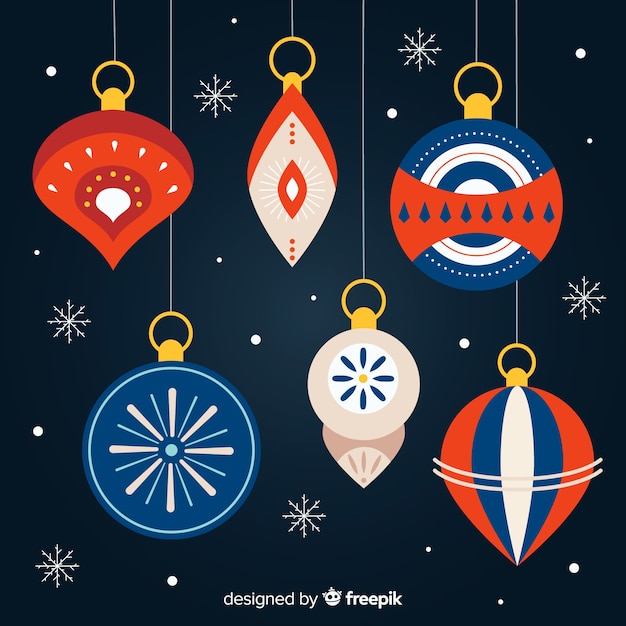 Free Vector christmas balls