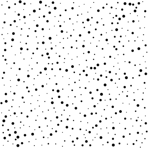 Circle seamless pattern with dotted halftone isolated on white background Vector illustration