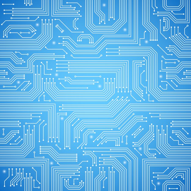 Circuit board seamless pattern