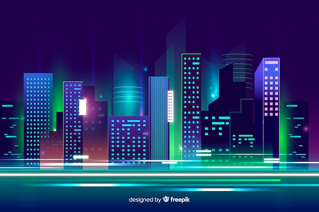 Free vector city