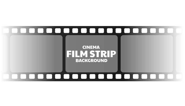 Free Vector classic cinema film strip background