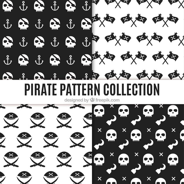 Collection of pirate pattern