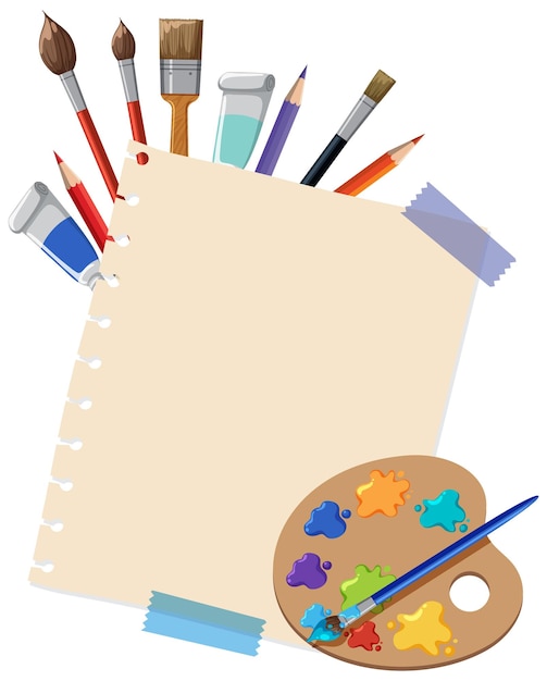 Colorful Art Tools for Creative Masterpieces