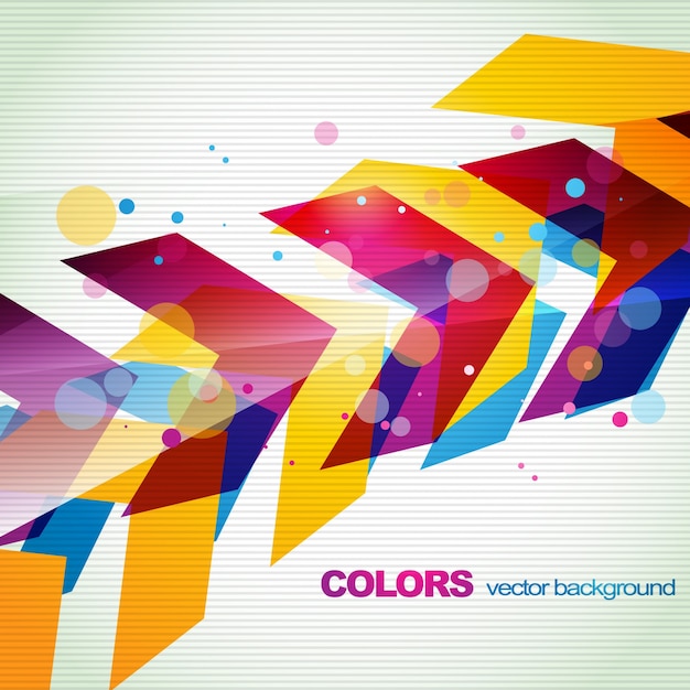 Free vector colorful artistic background