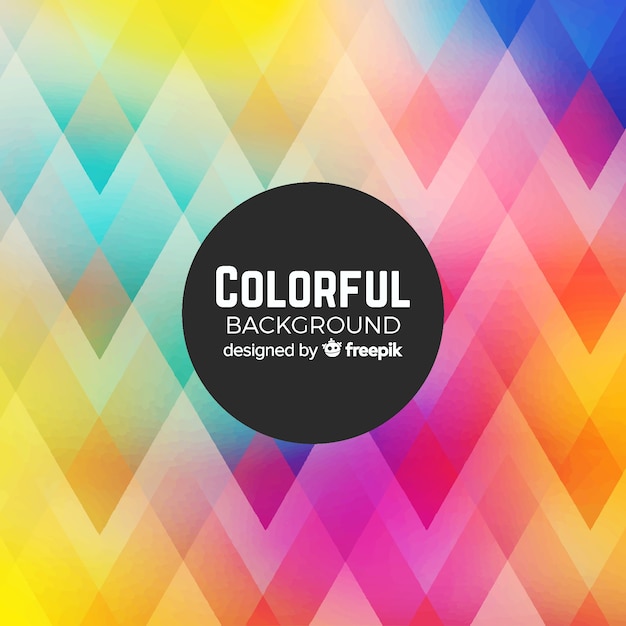 Free Vector colorful background with abstract shapes