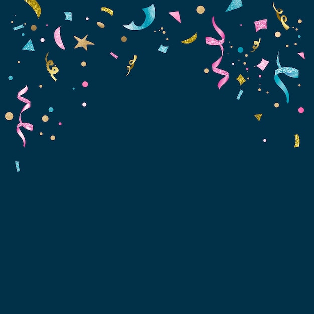 Free Vector colorful confetti celebratory design