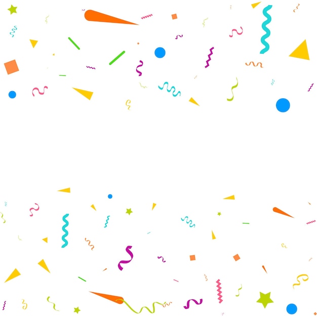 Free Vector colorful confetti vector