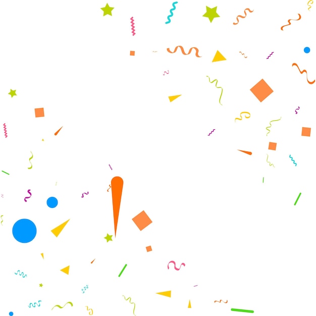 Free Vector colorful confetti vector