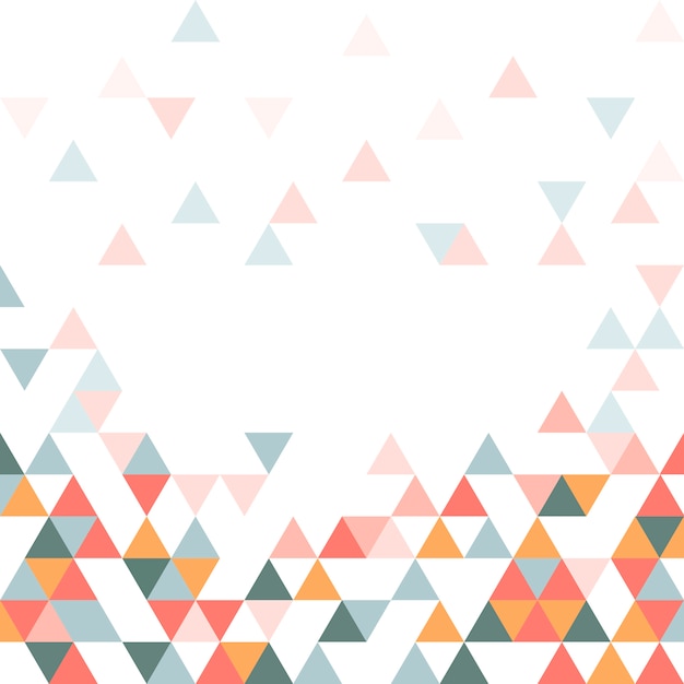 Free vector colorful geometric triangle pattern