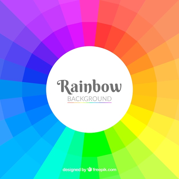 Free Vector colorful rainbow background