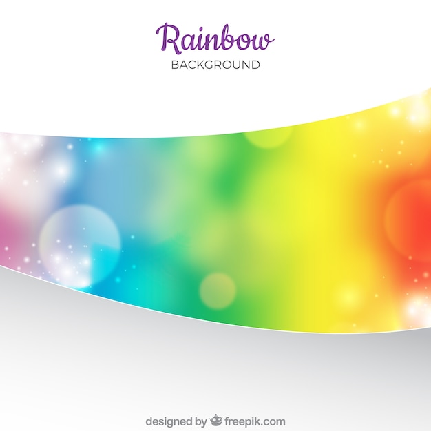 Free Vector colorful rainbow background