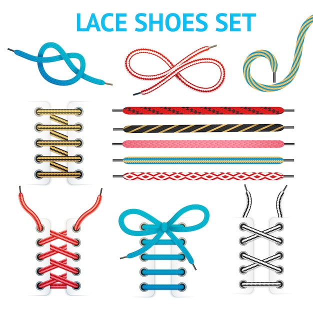 Colorful Shoelace Set