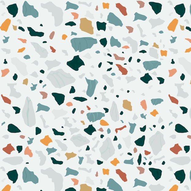 Free Vector colorful terrazzo pattern design