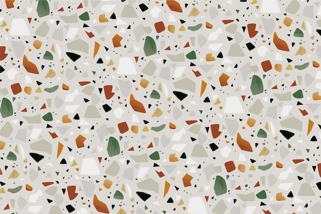 Free Vector colorful terrazzo pattern design