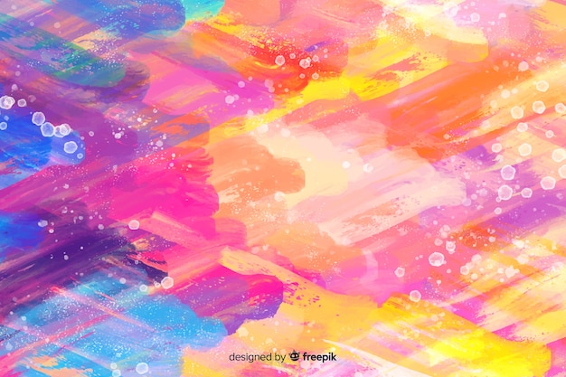 Free vector colorful watercolor background