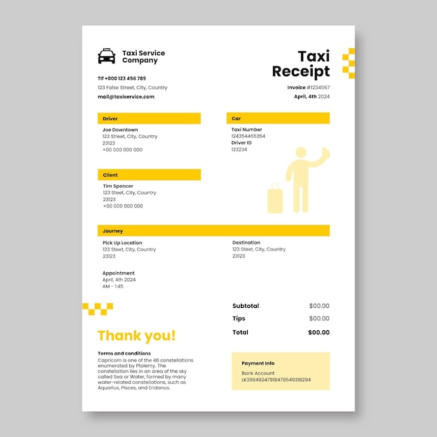 Company  invoice template design