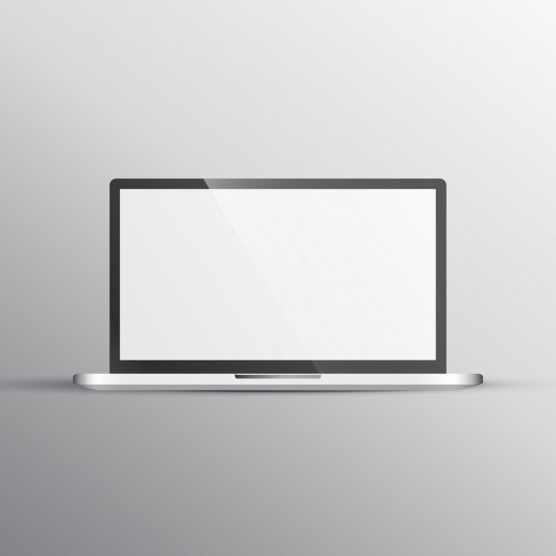 Free Vector computer, mockup