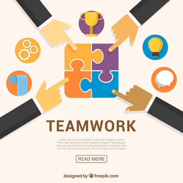 Free Vector concept about teamwork