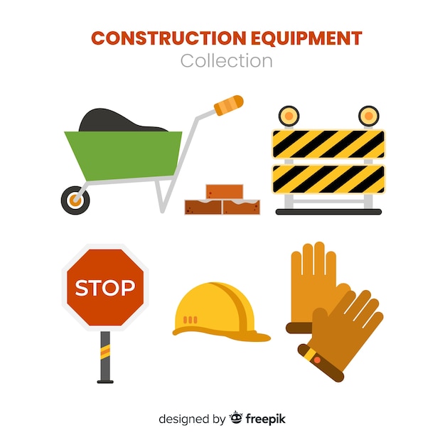 Free Vector construction equipment collection