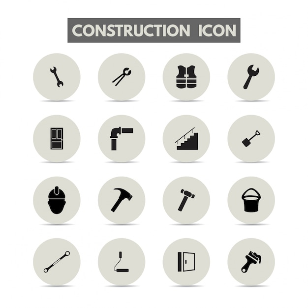 Free Vector construction icons