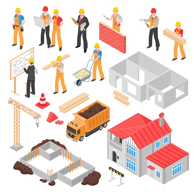 Construction Isometric Set 